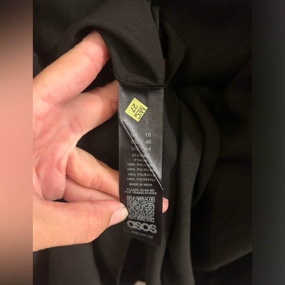 ASOS Flowy Tank Top Black 14 - Picture 7 of 7